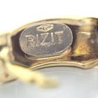 Image 3 of 18-karat two-tone gold earrings; RIZIT | Ø 15 mm