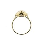 Image 5 of Gold Ring with Sapphire & Diamond; 0.02 ct; 14K; Size 17.5