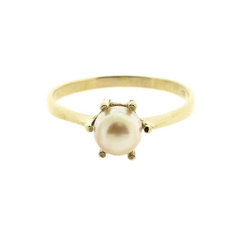 Image 3 of 8 carat ring with pearl