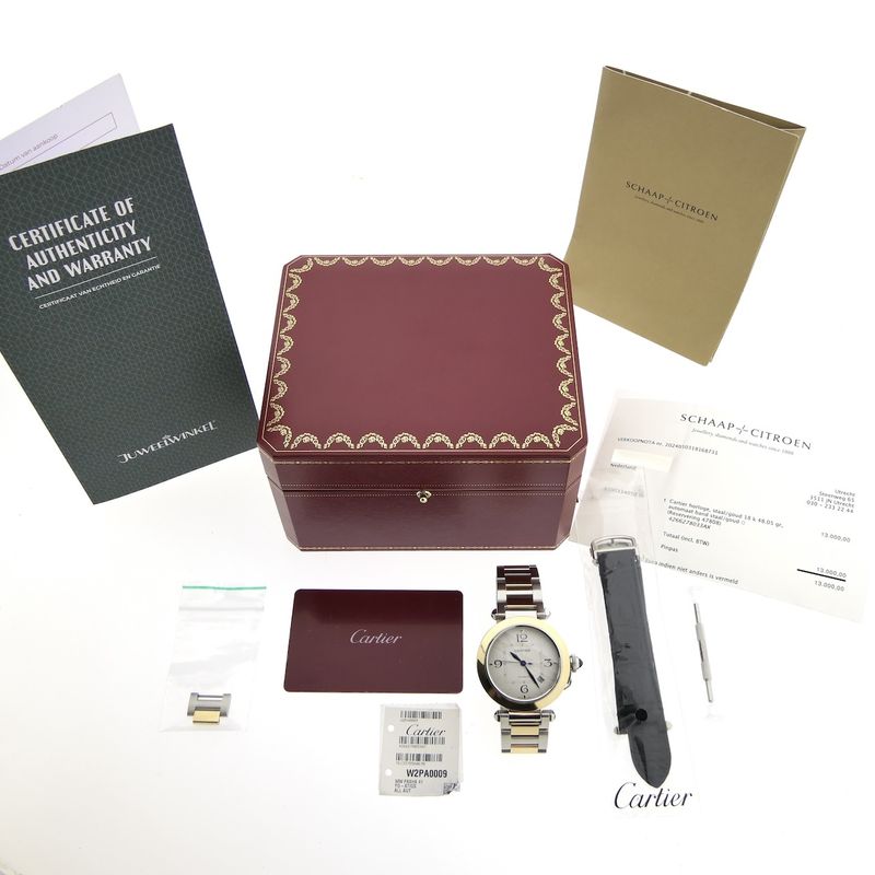 Image 18 of Cartier Pasha De Cartier W2PA0009; 18k gold/steel men's watch