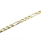 Image 4 of Gold Figaro link chain | 53 cm