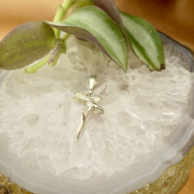 Image 2 of Silver Tinker Bell pendant