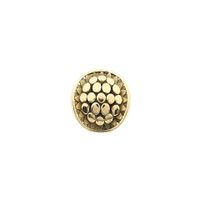 Vintage gouden schuifhanger met organisch patroon