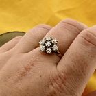Image 4 of Gold Ring with Diamond; 0.77 ct.; 18K; Size 17.5