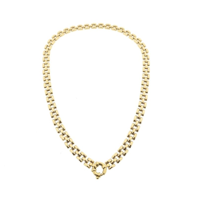 Image 5 of Golden Bismarck link necklace | 42 cm