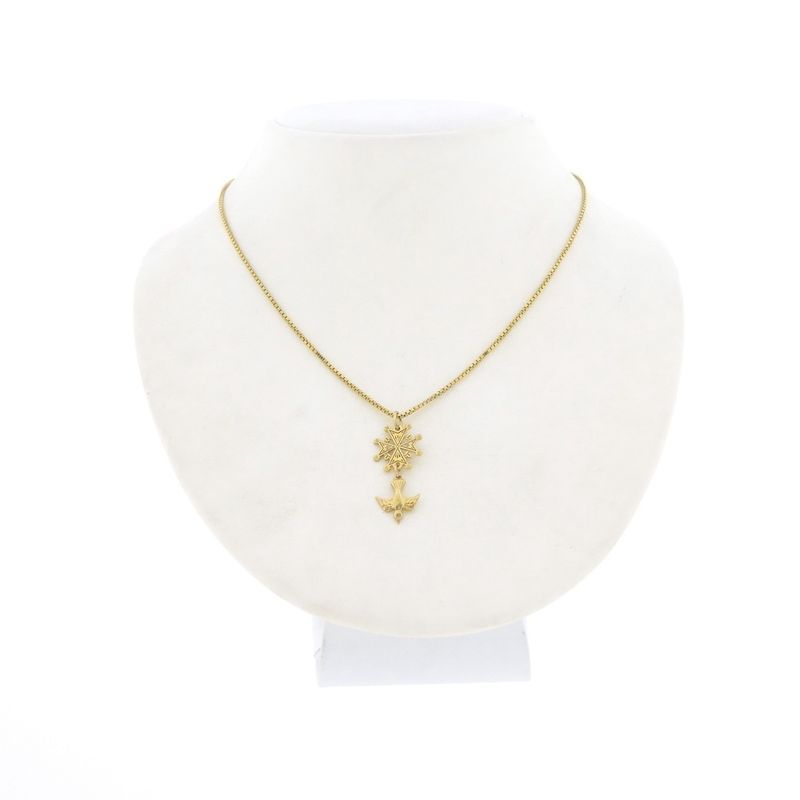 Image 7 of Gold pendant | Huguenot Cross