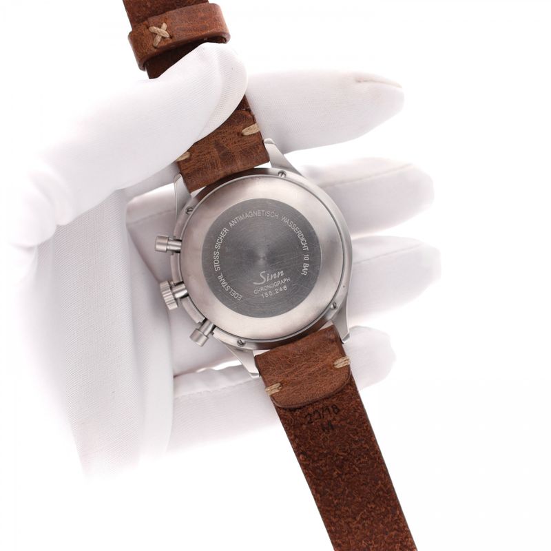 Afbeelding 6 van Sinn 155 Manufactum Chronograph 155.030; Automatisch Heren Horloge