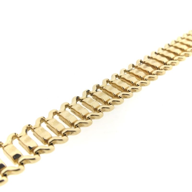 Image 10 of Golden fantasy link bracelet | 19 cm