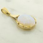 Image 7 of Gold pendant with white opal | Vintage