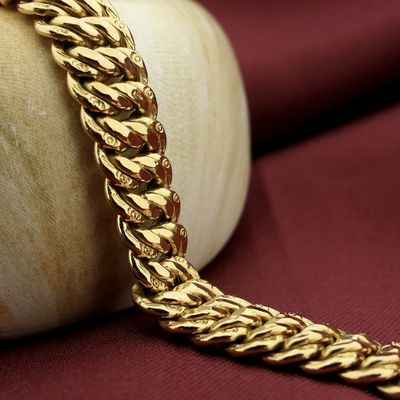 18K Gold fantasy link bracelet | 19 cm Image 2 of 18K Gold fantasy link bracelet | 19 cm
