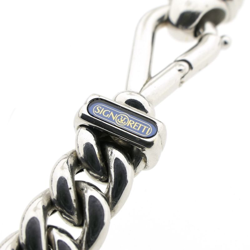 Image 6 of White gold gourmet link chain