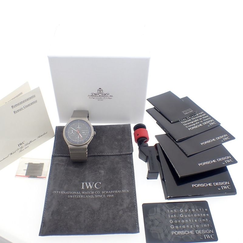 Image 3 of IWC Porsche Design Chronograph; Titanium men's watch