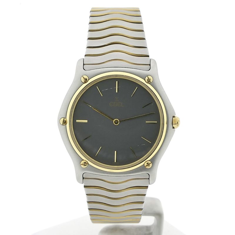 Image 17 of Ebel Classic Wave 181903; 18k gold/steel watch