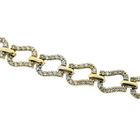 Image 4 of Gold link bracelet with zirconia