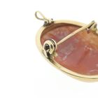 Image 7 of Vintage gold brooch/pendant with cameo