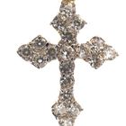 Image 3 of Gold pendant of a cross with zirconia
