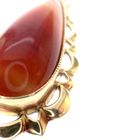 Image 4 of Vintage/antique gold pendant with carnelian bandagate