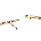 Image 7 of Gold necklace with a fixed pendant featuring 1.25 ct. diamonds | 40 cm