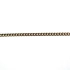 Image 6 of Gold thin gourmet link necklace | 42 cm