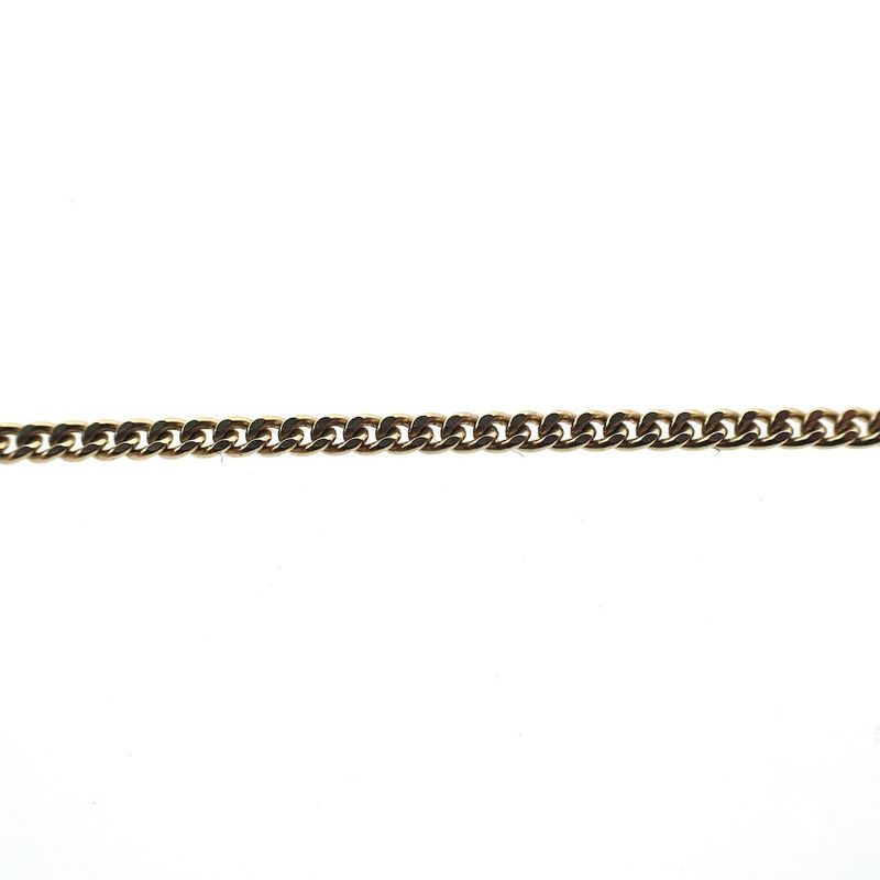 Image 6 of Gold thin gourmet link necklace | 42 cm