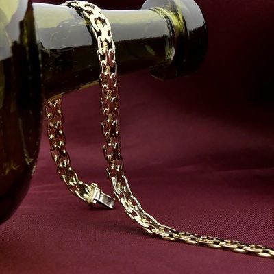 Image 2 of Gold gourmet link bracelet