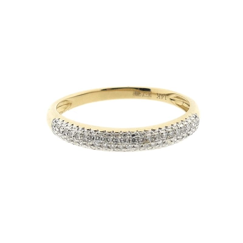 Image 6 of Gold ring with diamond | 0.23 ct.