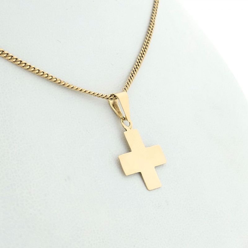 Image 5 of Gold pendant of an isosceles cross