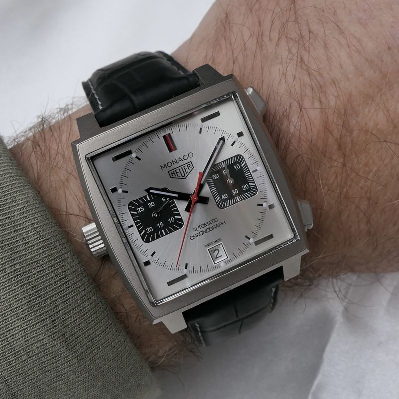 Image 8 of TAG Heuer Monaco Titan Special Edition (500 pieces); Chronograph men's watch