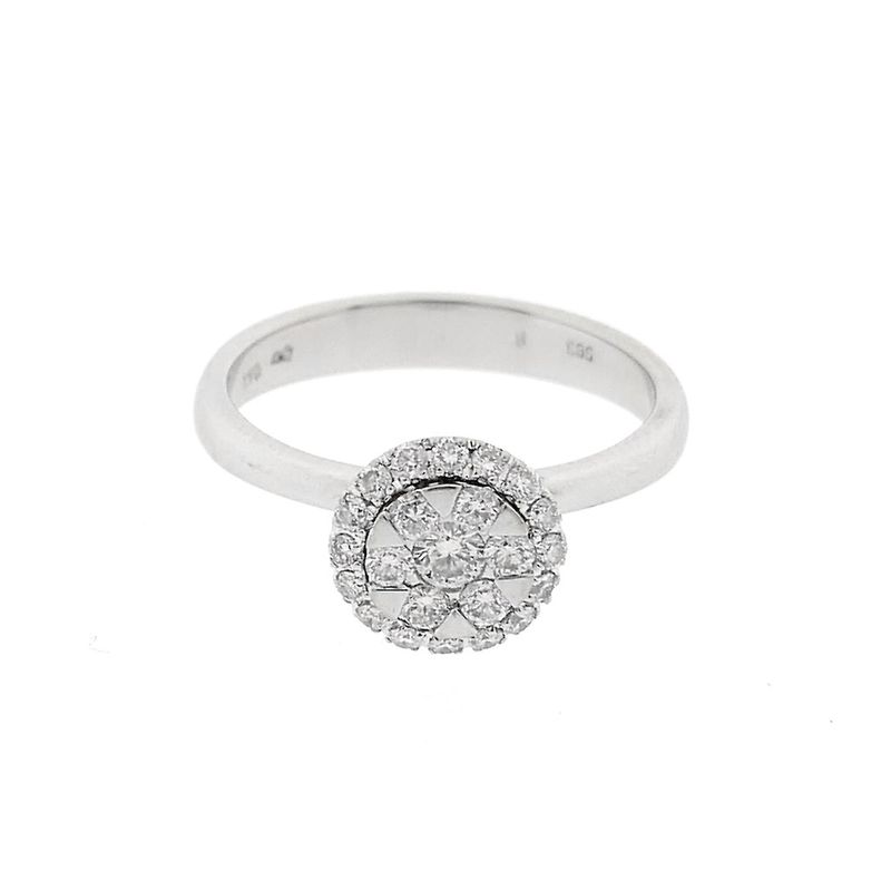 Image 7 of White gold ring with diamonds | 0.42 ct.
