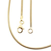 8-karat snake link chain | 46 cm