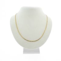 Gold Bismarck link chain | 47 cm