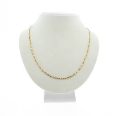 Image 1 of Gold Bismarck link chain | 47 cm