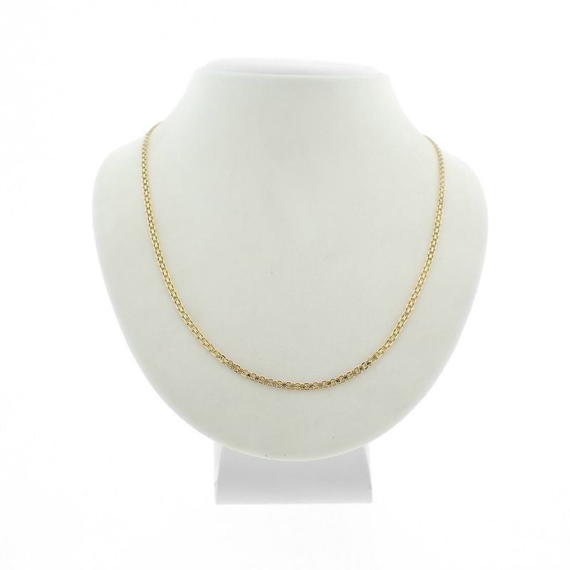 Image 1 of Gold Bismarck link chain | 47 cm