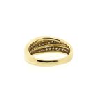 Image 4 of Gold pavé ring with diamonds; approx. 0.38 ct.