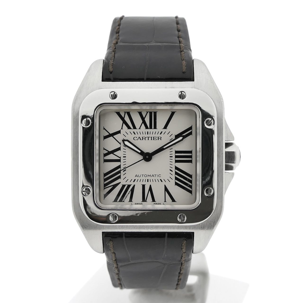 腕時計(アナログ) CARTIER SANTOS 100 LM Cartier Santos 100 Medium | Juweelwinkel.nl