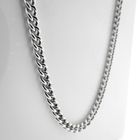 Image 5 of Silver gourmet link chain.
