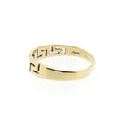 Image 7 of Vintage gold ring with meander pattern