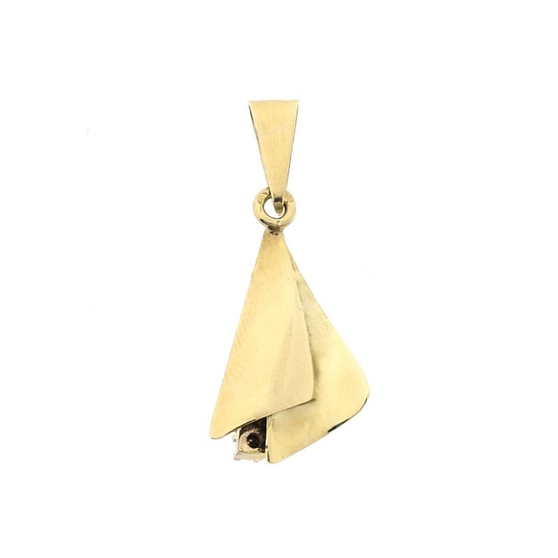Image 5 of Gold pendant with zirconia