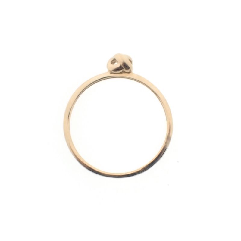 Image 3 of Gold subtle ring with knot