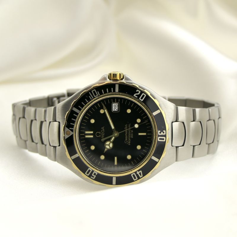 Image 7 of Omega Seamaster Pre-Bond; Goud/stalen heren horloge