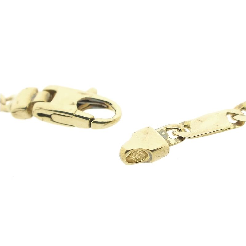 Image 4 of Gold closed Figaro link chain