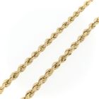 Image 7 of Gold twisted link chain | 52.5 cm