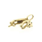 Image 2 of Gold panther pendant with rubies