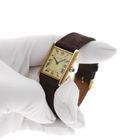 Image 5 of Cartier Tank Vermeil 'Large' 590005; Vintage Unisex Watch with Papers