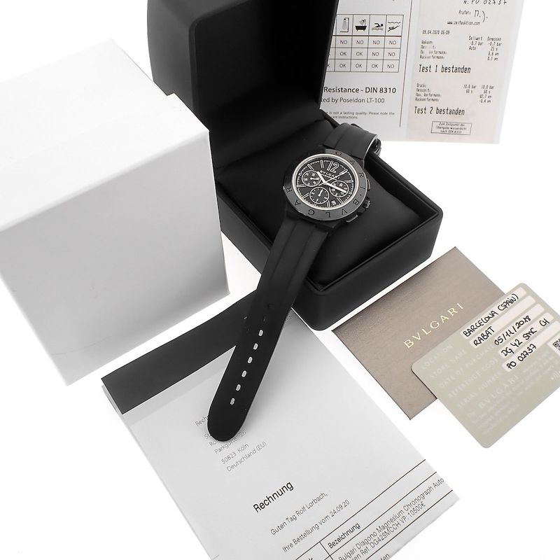 Image 9 of Bvlgari Diagono Magnesium Chronograph Men's Watch