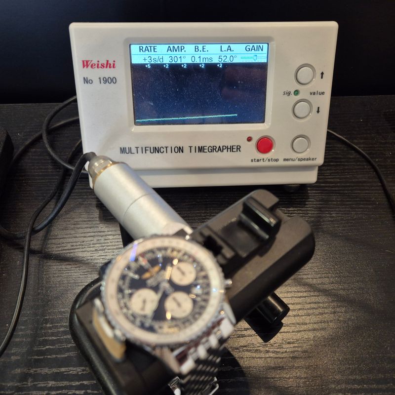 Afbeelding 15 van Breitling Navitimer Chronograph A23322; Automatisch heren horloge