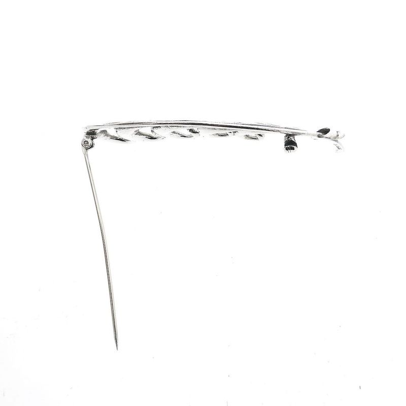 Image 8 of Silver Elegant Feather Brooch