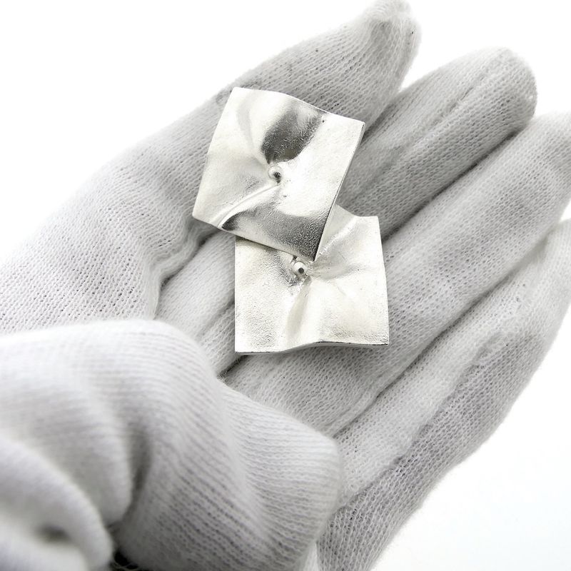 Image 3 of Silver Gelo earrings | Lapponia