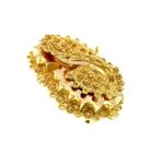 Image 3 of Antique gold brooch, cap bell