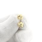 Image 10 of Gold faceted stud earrings